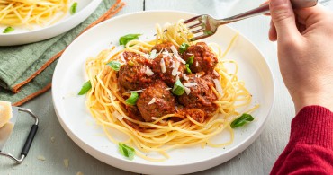 Recept Spaghetti met gehaktballetjes in tomaten-kruidensaus Grand'Italia
